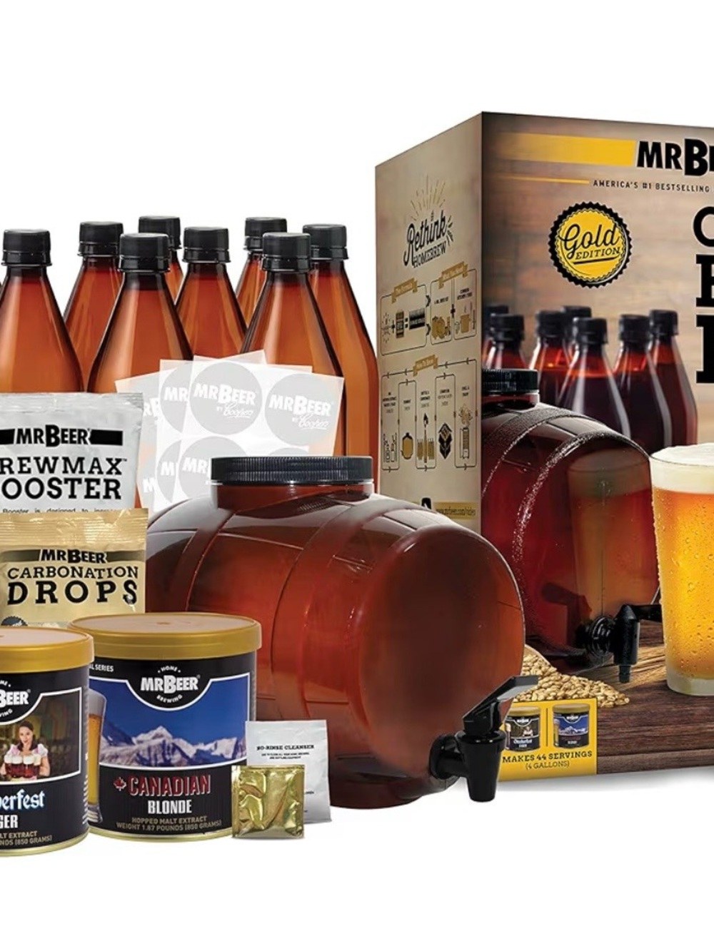 Home Brewing Kit - Amber Brown